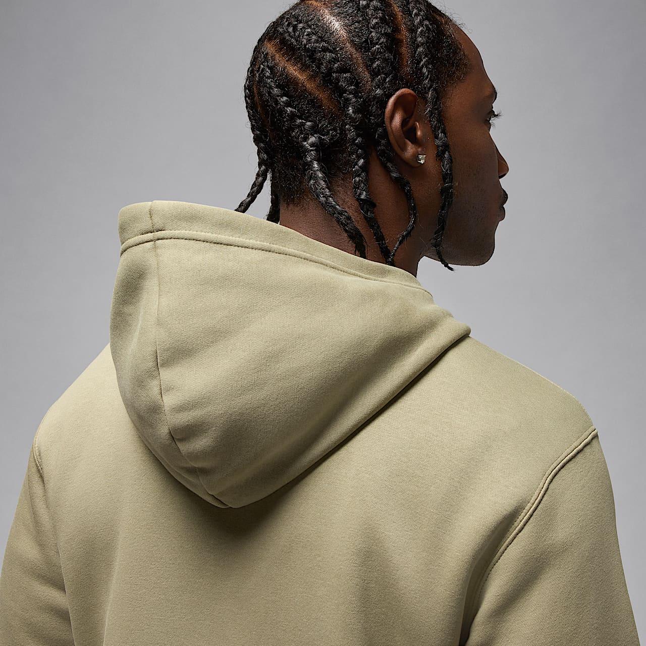 Кофта чоловіча Jordan Air Jordan Brooklyn Fleece Olive (FV7281-205) — фото 7