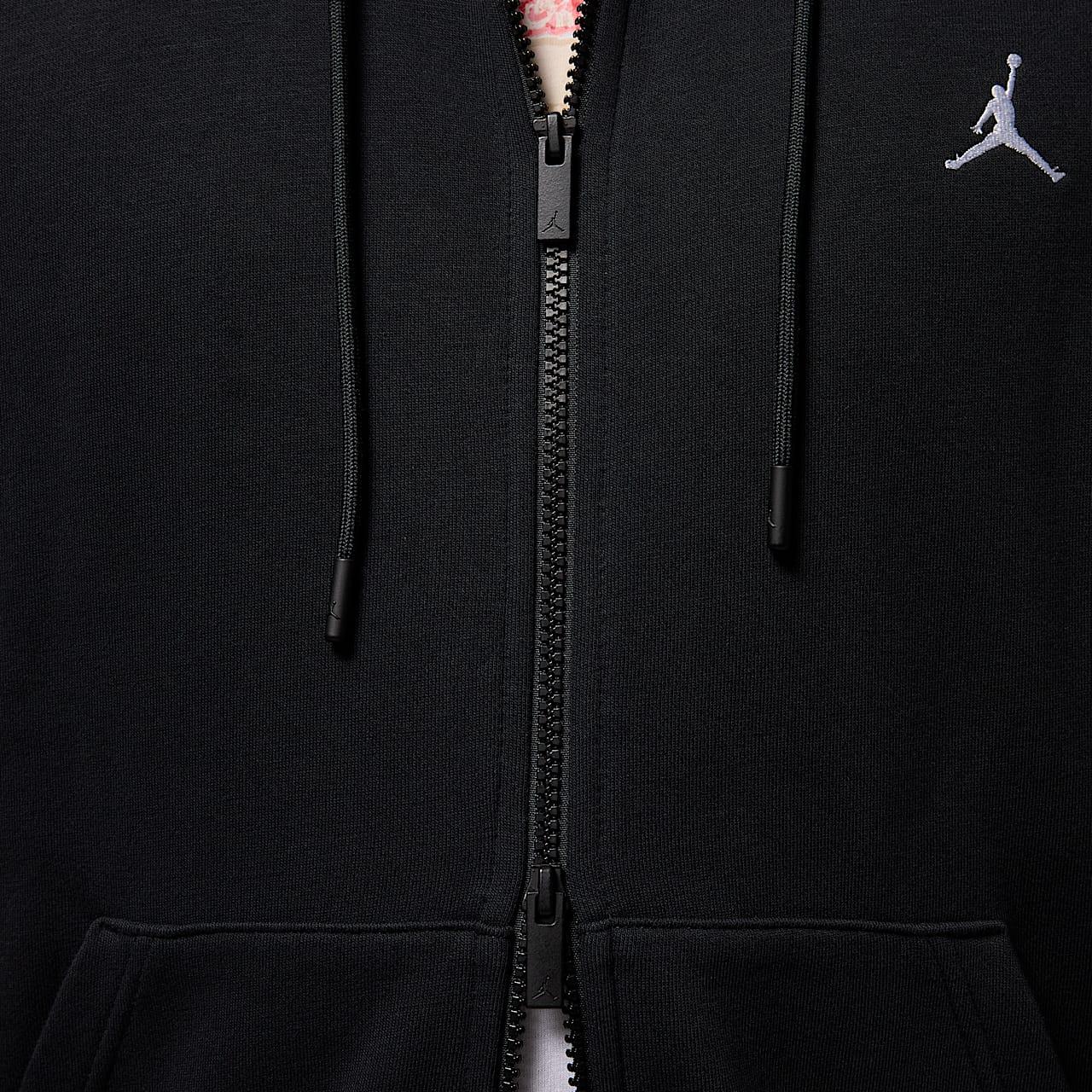 Толстовка чоловіча Air Jordan Ovs Fz Black без флісу — фото 6
