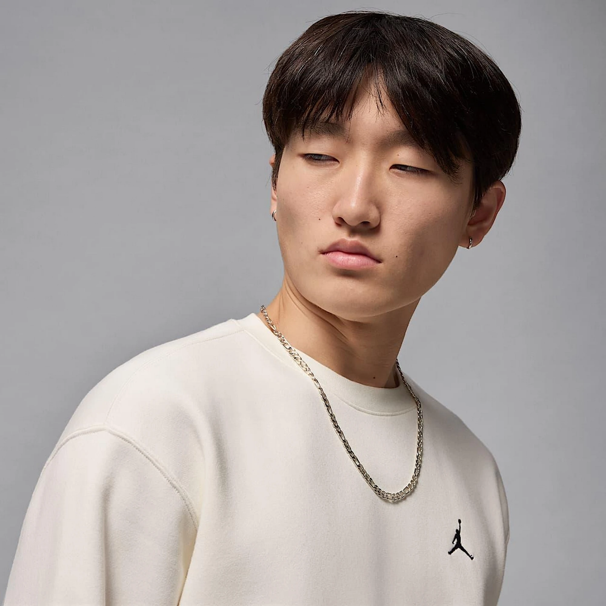 Кофта чоловіча Jordan Air Jordan Brooklyn Fleece Fz Crew Beige (FV7293-133) — фото 4