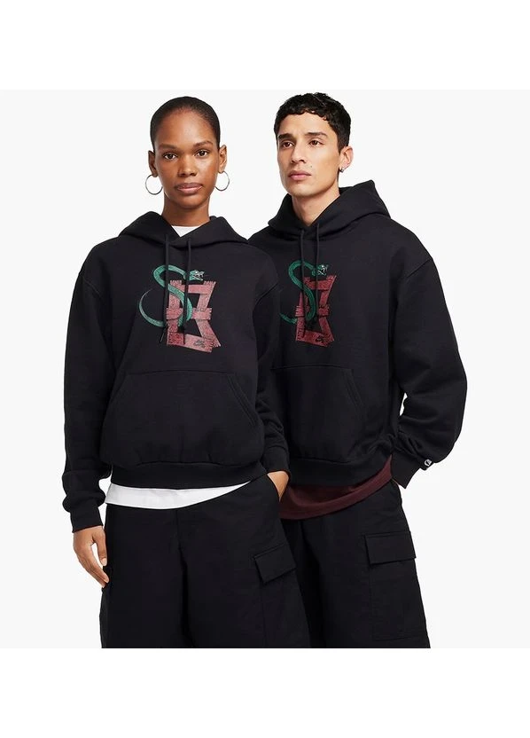 Кофта унісекс Nike Sb Skate Fleece Pullover Hoodie Black (FV7400-010) — фото 1