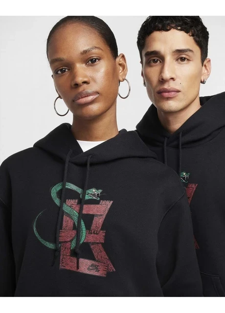 Кофта унісекс Nike Sb Skate Fleece Pullover Hoodie Black (FV7400-010) — фото 6