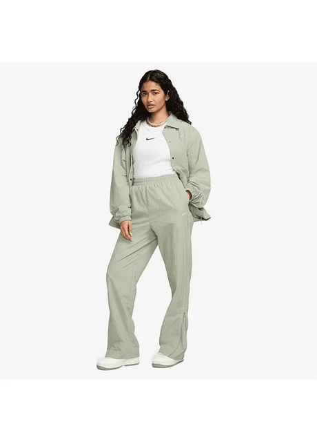 Брюки жіночі Nike Sportswear Essential Open-Hem Zip Pants Grey (FV7638-370) — фото 4