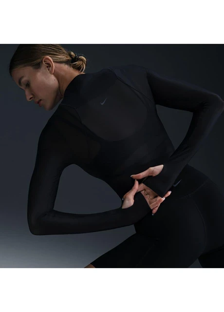 Кофта жіночі Nike Zenvy Dri-Fit Long-Sleeve Sheer Top (FV7915-010) — фото 5