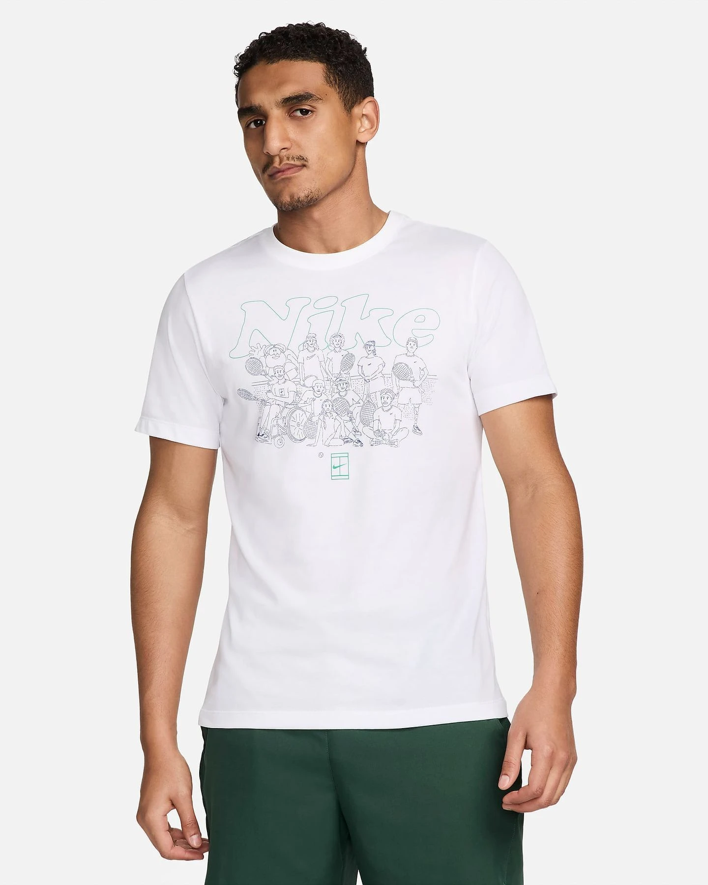 Футболка чоловіча Nike Court Training Tee (FV8432-050) — фото 1