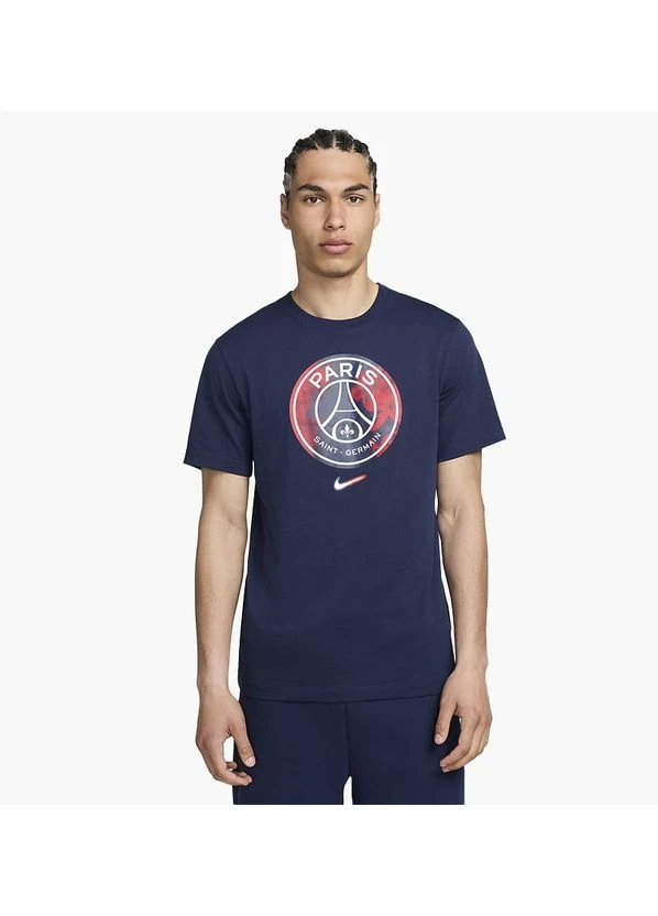 Футболка чоловіча Nike Psg 24/25 Crest Blue (FV8558-410) — фото 1