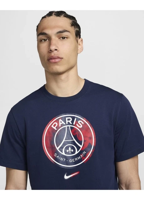 Футболка чоловіча Nike Psg 24/25 Crest Blue (FV8558-410) — фото 3