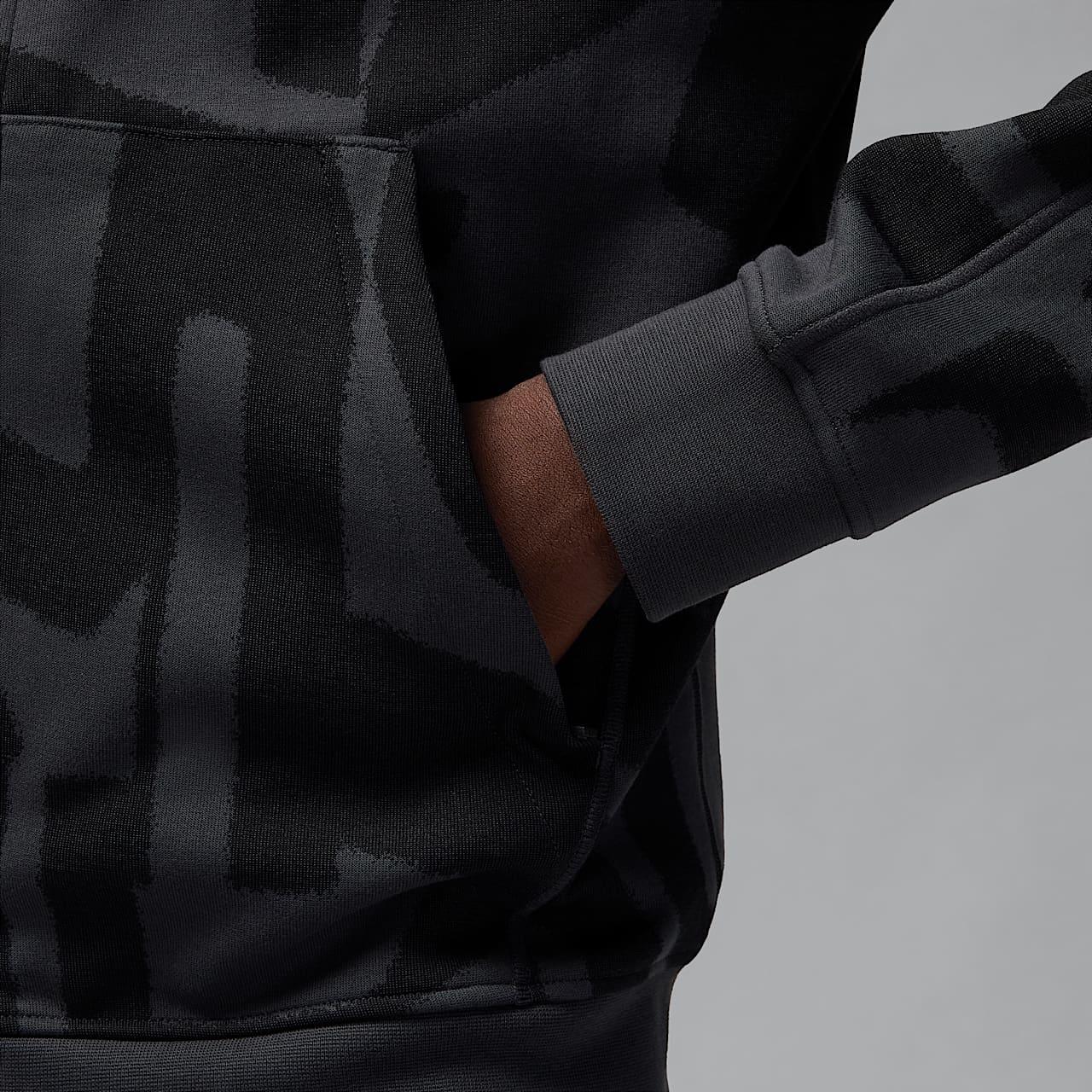 Кофта чоловіча Jordan Sport Hoop Fleece Grey/Black (FV8620-010) — фото 5