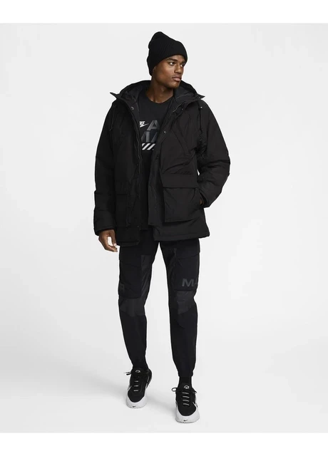 Куртка чоловіча Nike Club Tf Parka Black (FZ0869-010) — фото 5