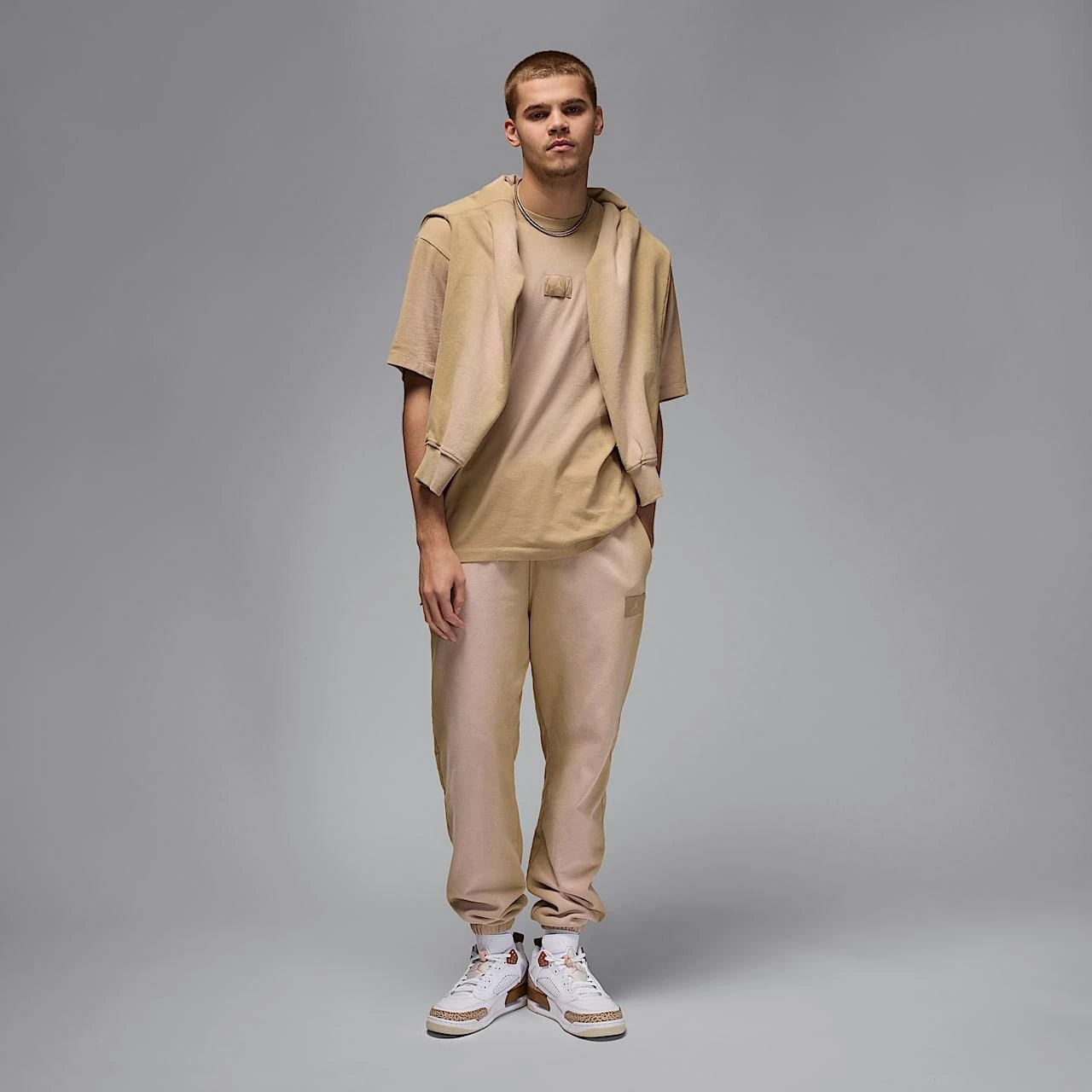 Футболка чоловіча Jordan Flight Essentials 85 Beige (FZ1914-257) — фото 6