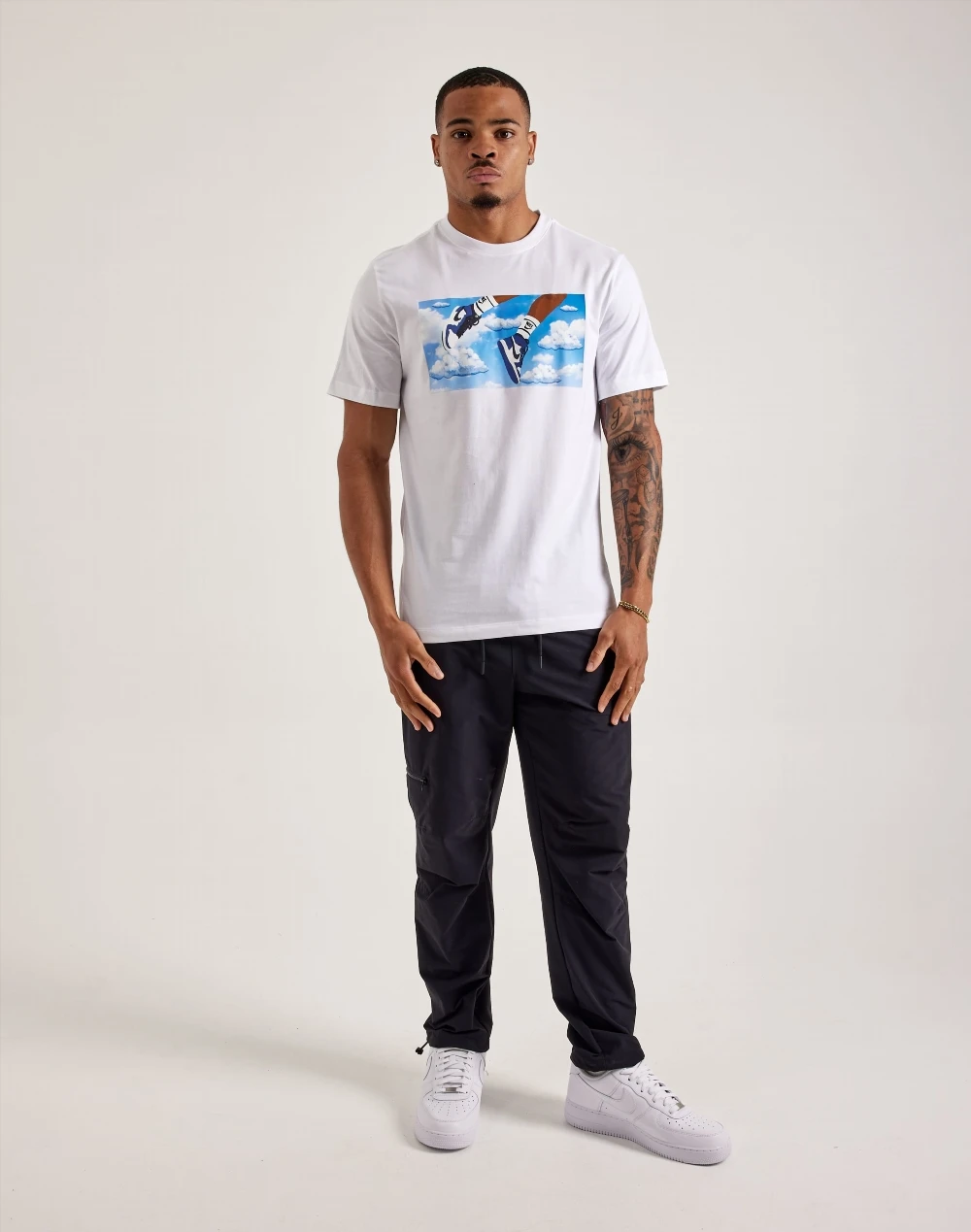 Футболка чоловіча Jordan Flight Tee White (FZ1967-101) — фото 6