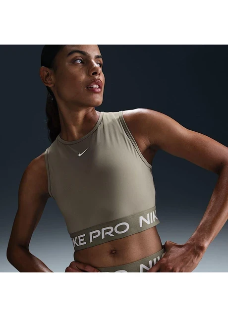 Спортивний топ жіночий Nike Pro Olive (FZ3615-320) — фото 4