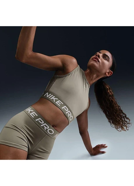 Спортивний топ жіночий Nike Pro Olive (FZ3615-320) — фото 6