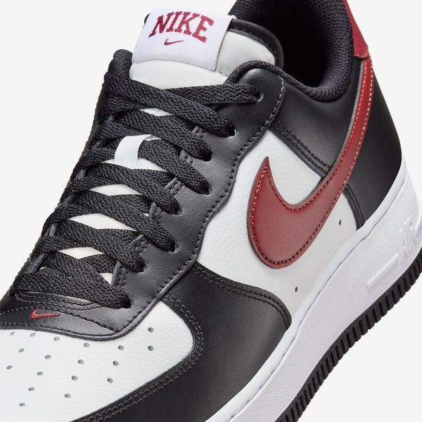 Кросівки чоловічі Nike Air Force 1 Low Black Red (FZ4615-001) — фото 7
