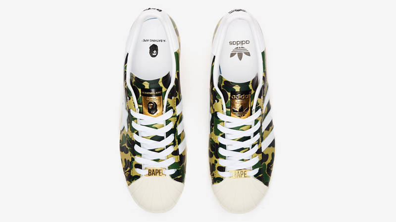 Кросівки Adidas superstar 80s bape — фото 4