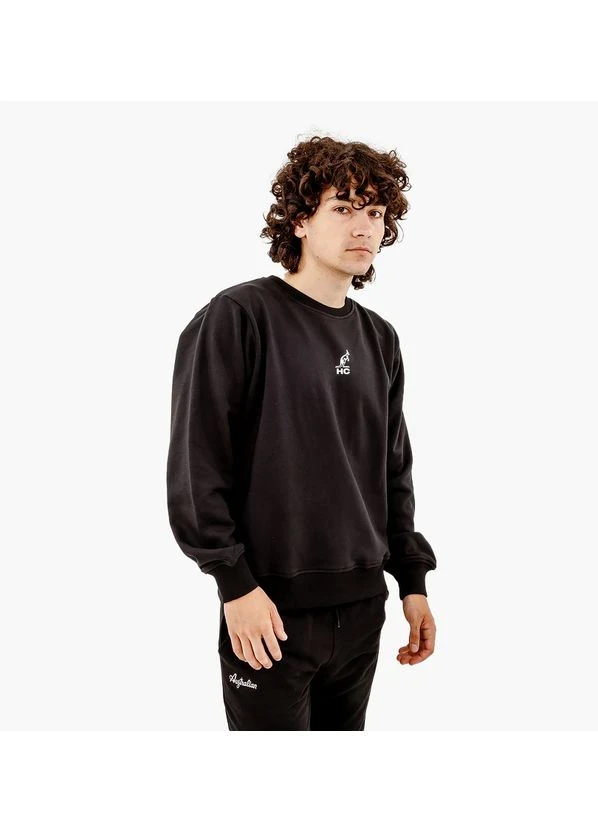 Кофта чоловіча Australian Mixing Chaos Crewneck Black (HCUFE0063-003) — фото 2