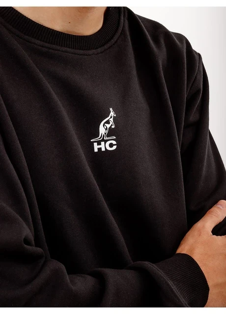 Кофта чоловіча Australian Mixing Chaos Crewneck Black (HCUFE0063-003) — фото 4