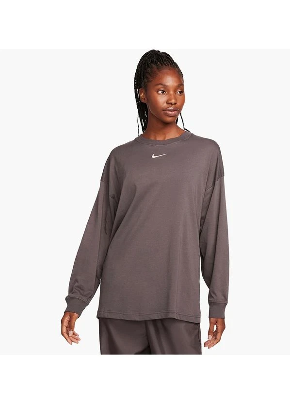 Кофта жіночі Nike T-Shirt Sportswear Brown (HF0989-254) — фото 1