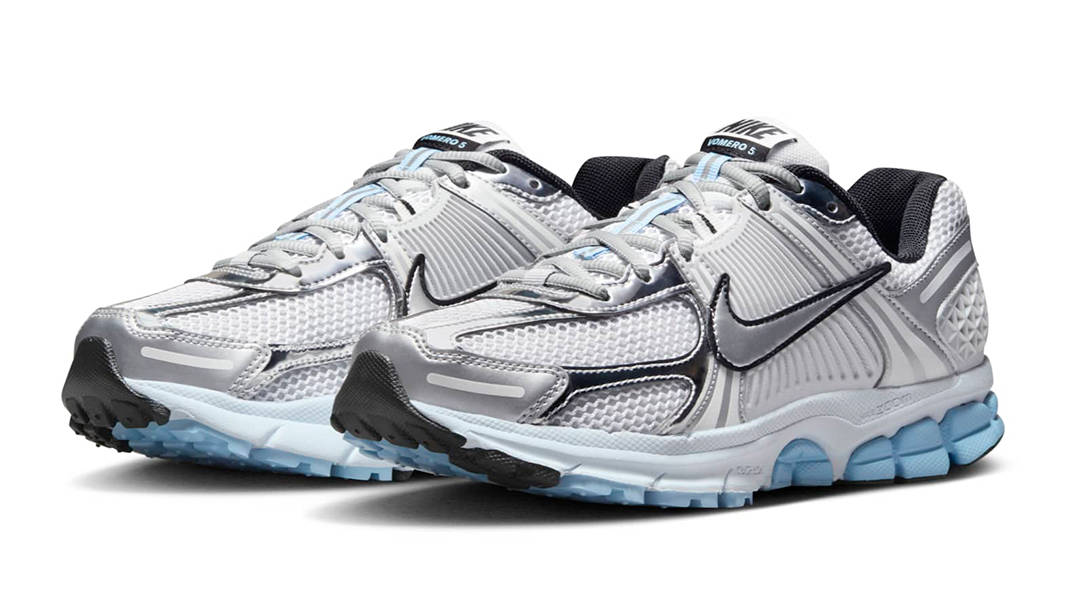 Кросівки жіночі Nike Wmns Air Zoom Vomero 5 'Metallic Silver Blue Tint' — фото 3
