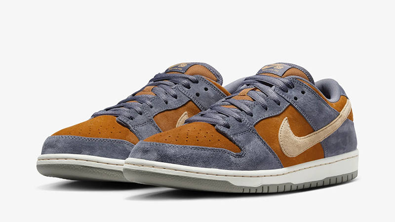 Кросівки унісекс Nike Dunk Low Sb Blue/Orange (HF3063-002) — фото 3