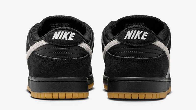 Кросівки чоловічі Nike Sb Dunk Low Pro Black Suede White (HF3704-003) — фото 6