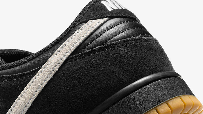 Кросівки чоловічі Nike Sb Dunk Low Pro Black Suede White (HF3704-003) — фото 8