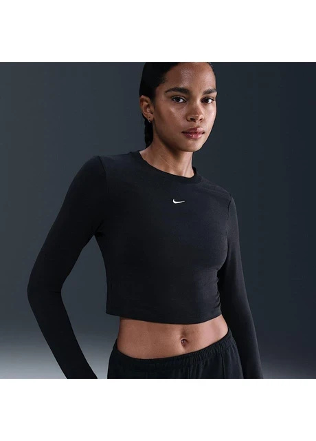 Спортивний топ жіночий Nike Sportswear Chill Knit Black (HF5322-013) — фото 4