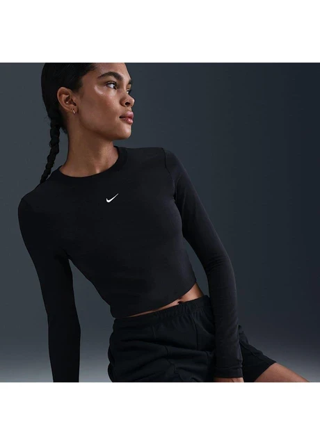 Спортивний топ жіночий Nike Sportswear Chill Knit Black (HF5322-013) — фото 6