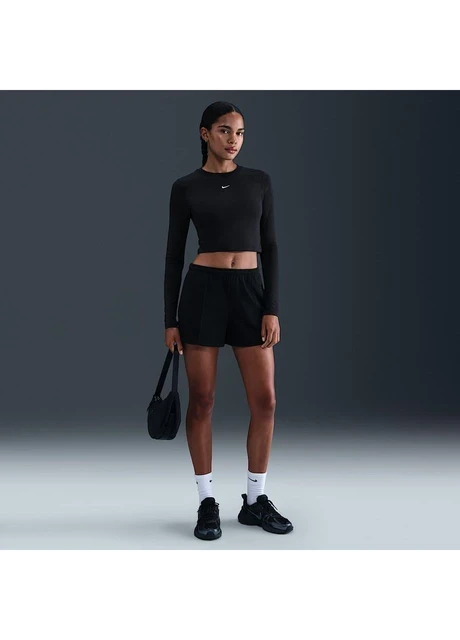 Спортивний топ жіночий Nike Sportswear Chill Knit Black (HF5322-013) — фото 7