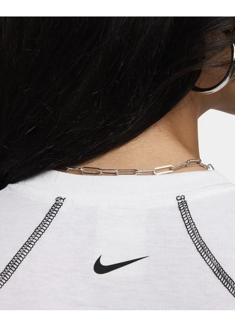 Плаття жіноче Nike Sportswear Short-Sleeve Dress White (HF5955-100) — фото 6