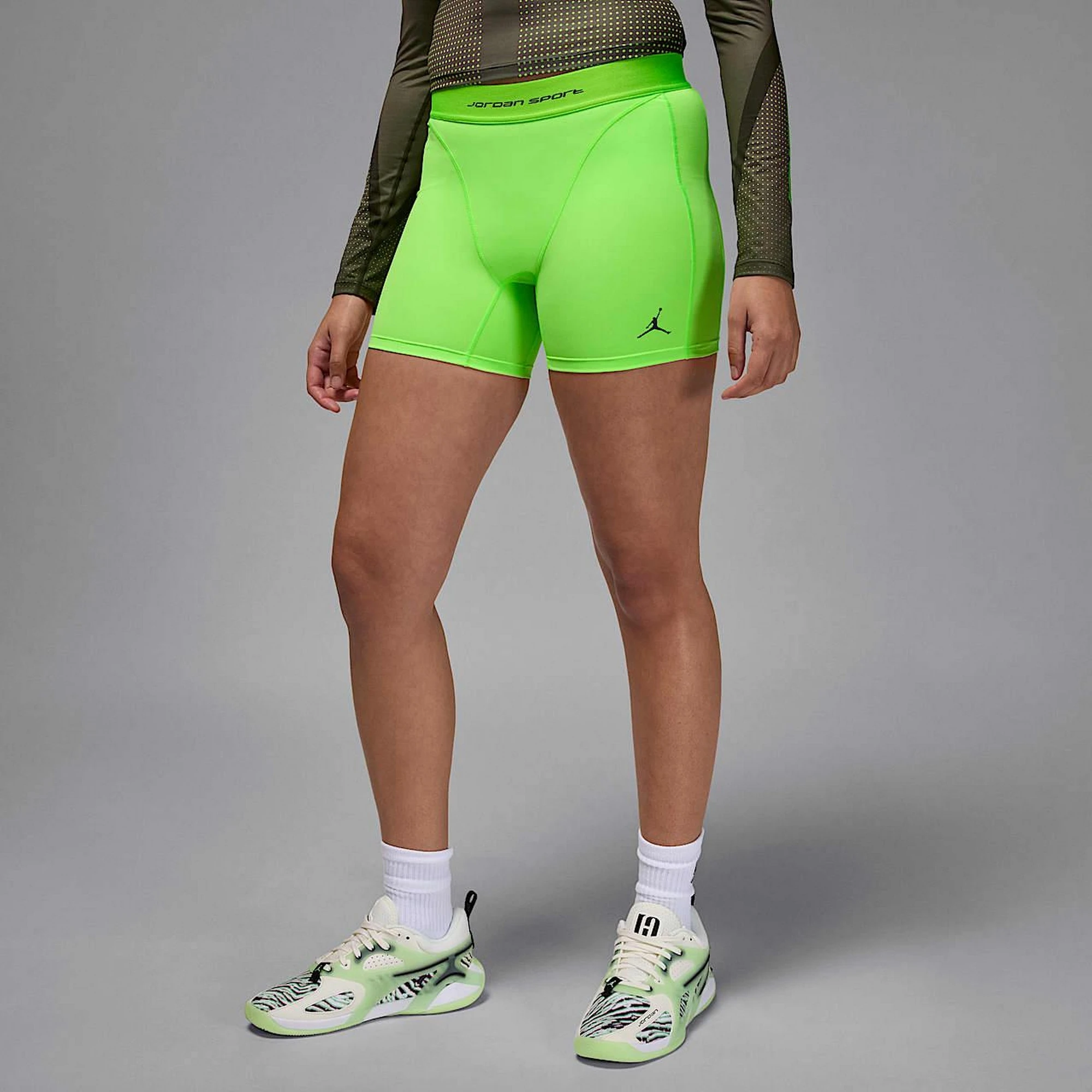 Шорти жіночі Jordan Sport Leak Protection Shorts Green (HF9483-359) — фото 3