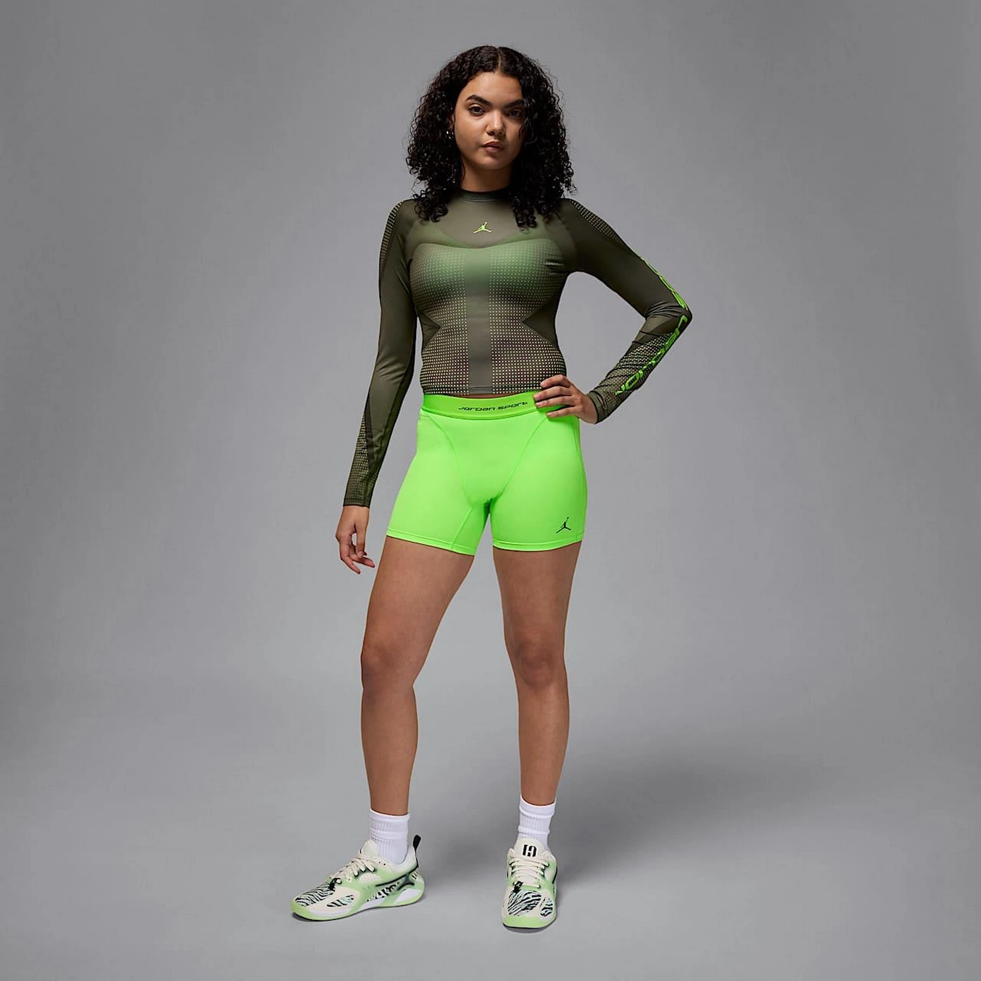 Шорти жіночі Jordan Sport Leak Protection Shorts Green (HF9483-359) — фото 5