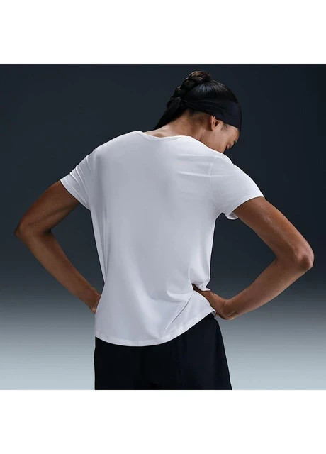 Футболка жіноча Nike One Swoosh Dri-Fit Short-Sleeve Running Top (HJ2204-100) — фото 4