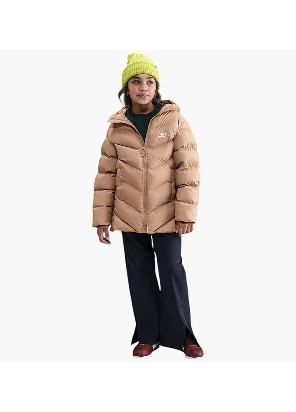 Куртка дитяча Nike K Nsw Tf Adp Puffer Mid Thigh Beige (HJ2722-200) — фото 1