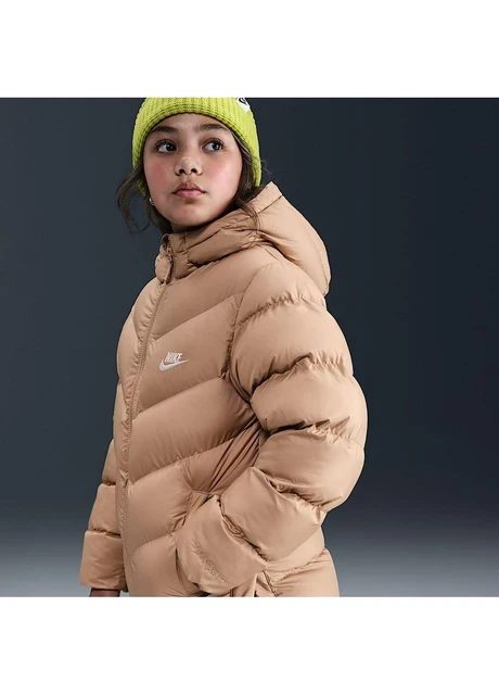 Куртка дитяча Nike K Nsw Tf Adp Puffer Mid Thigh Beige (HJ2722-200) — фото 5