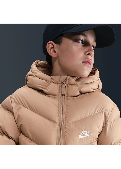 Куртка дитяча Nike K Nsw Tf Adp Puffer Mid Thigh Beige (HJ2722-200) — фото 6