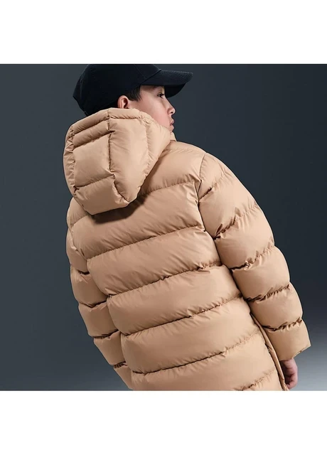 Куртка дитяча Nike K Nsw Tf Adp Puffer Mid Thigh Beige (HJ2722-200) — фото 8