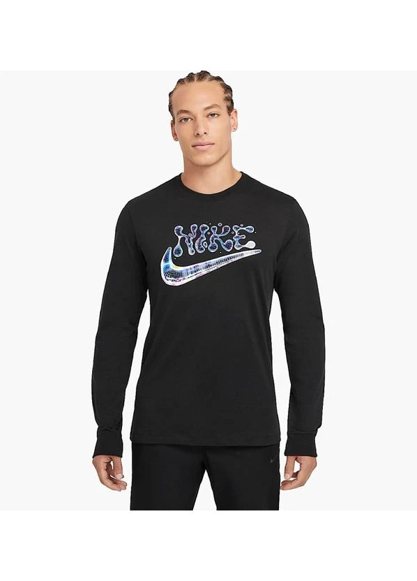 Кофта чоловіча Nike Ls Silicone Graphic Tee (HJ3299-010) — фото 1