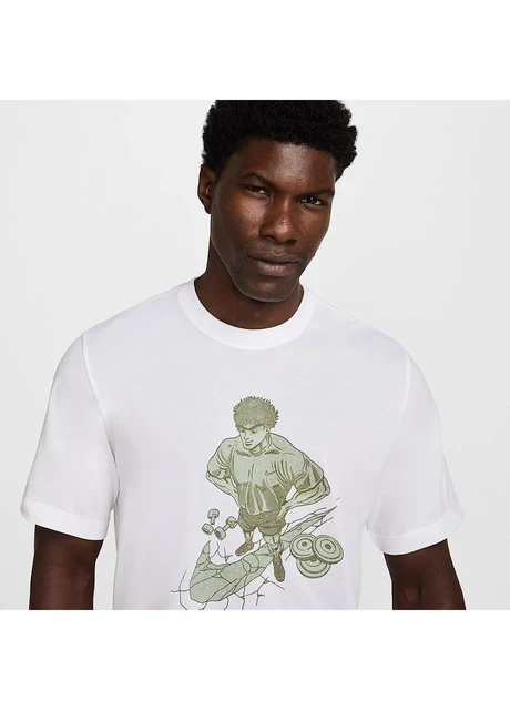 Футболка чоловіча Nike T-Shirt Training White (HJ3611-100) — фото 4