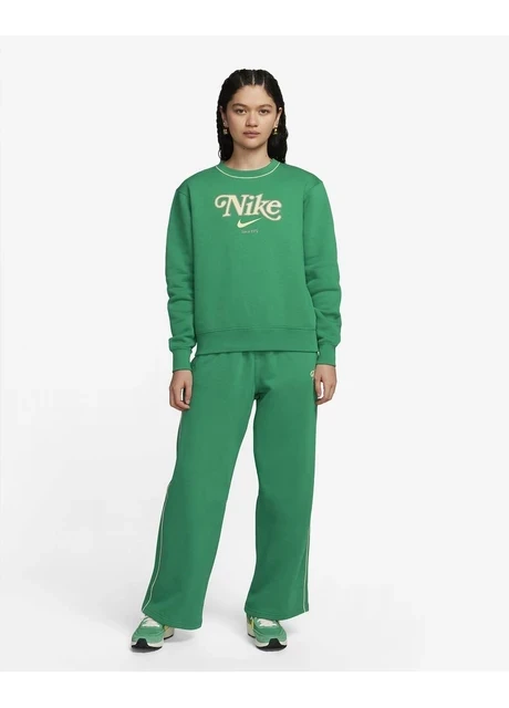 Кофта жіночі Nike Sportswear Fleece-Sweatshirt Green (HJ3976-365) — фото 6