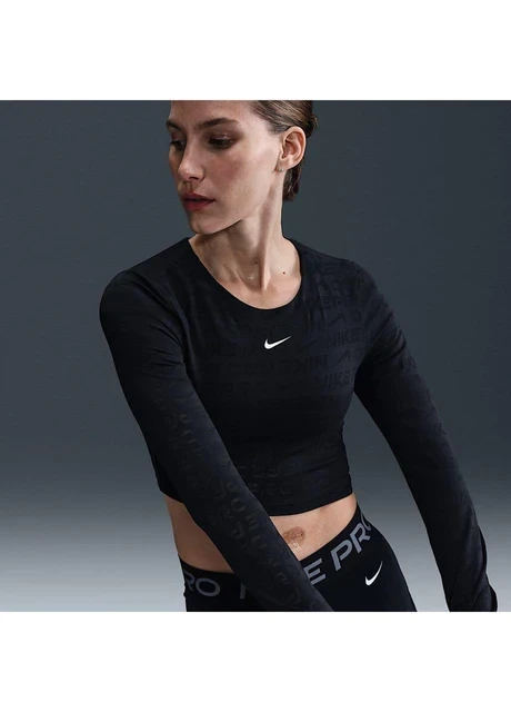 Кофта жіночі Nike Pro Black (HJ4281-010) — фото 2