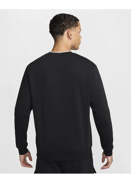 Кофта чоловіча Nike Air Fleece Crew-Neck Sweatshirt Black (HM0177-010) — фото 3