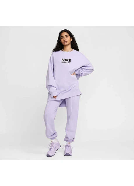 Спортивний костюм жіночий Nike Nsw Flc Os Crew Violet (HM4318-515__HM4319-515) — фото 7