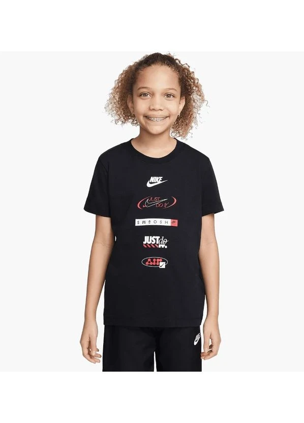 Футболка дитяча Nike K Nsw Tee Logos (HM5662-010) — фото 1