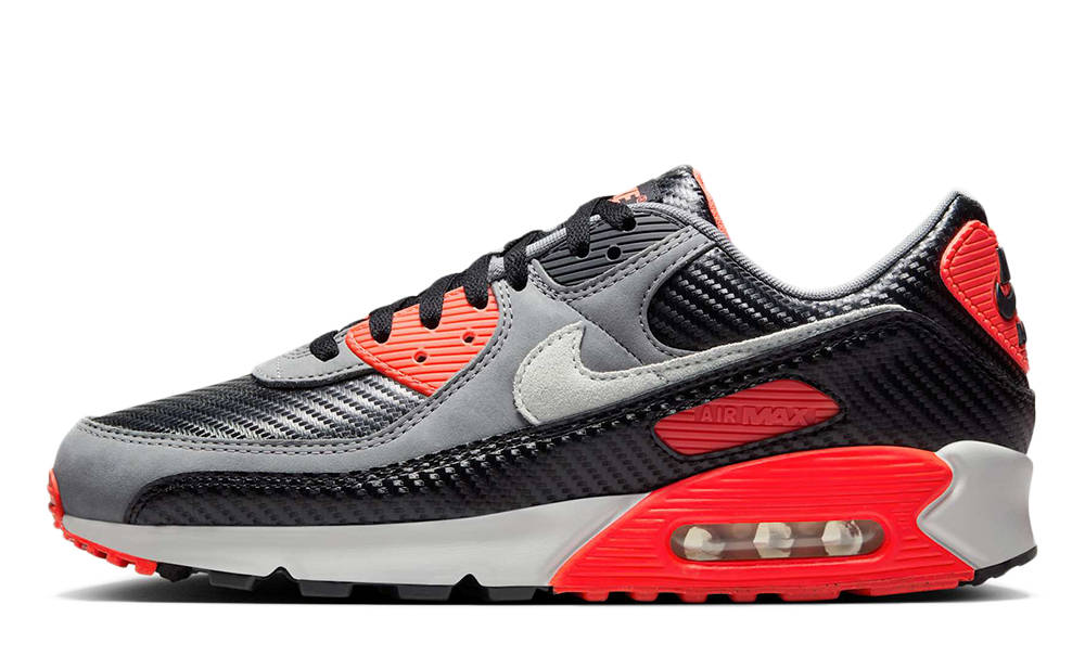 Кросівки чоловічі Nike Air Max 90 Prm Black/Grey (HM9432-001) — фото 1