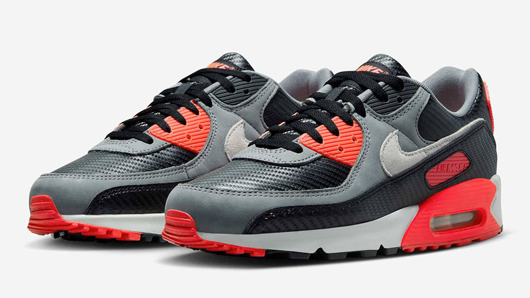 Кросівки чоловічі Nike Air Max 90 Prm Black/Grey (HM9432-001) — фото 3