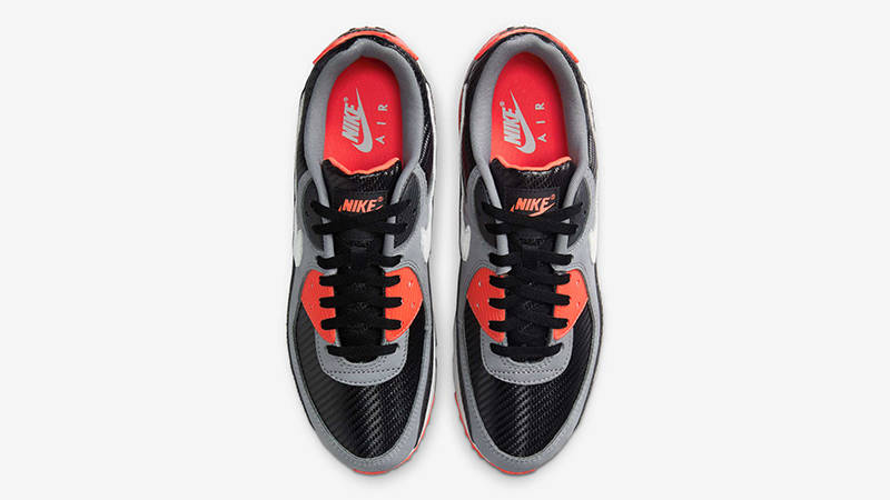 Кросівки чоловічі Nike Air Max 90 Prm Black/Grey (HM9432-001) — фото 4