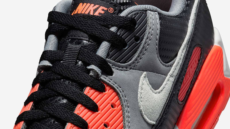 Кросівки чоловічі Nike Air Max 90 Prm Black/Grey (HM9432-001) — фото 6