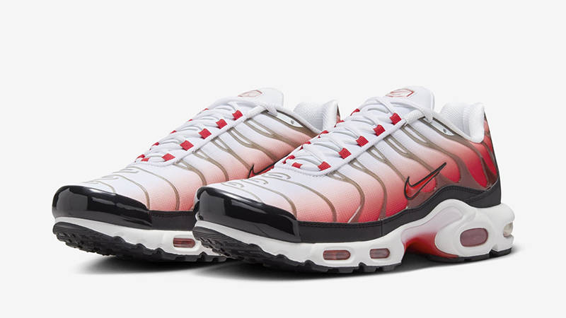 Кросівки чоловічі Nike Air Max Plus White/Red (HM9611-100) — фото 3