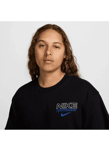 Футболка чоловіча Nike Mens T-Shirt Black (HQ1200-010) — фото 3