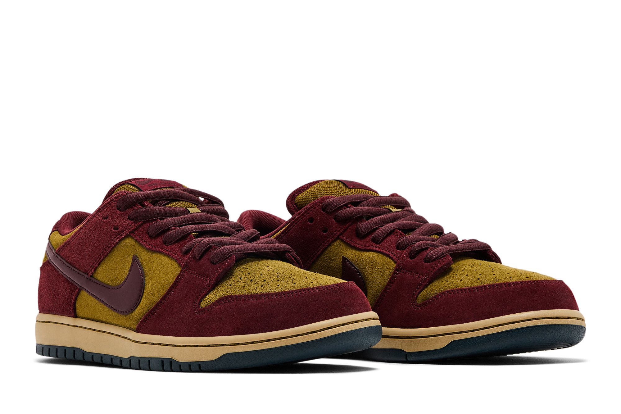Кросівки SB Dunk Low Pro Burgundy Crush Olive Flak — фото 9